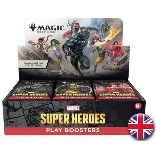MTG MAGIC THE GATHERING MARVEL SUPERHEROES BOOSTER BOX (30)INGLE