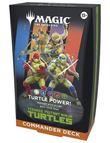 MTG TMNT TEENAGE MUTANT NINJA TURTLES COMMANDER DECK (4) (INGLE