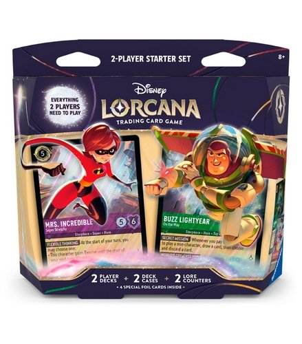 LORCANA TCG S12 WILDS UNKNOWN TWO PLAYERS SET (INGLES)