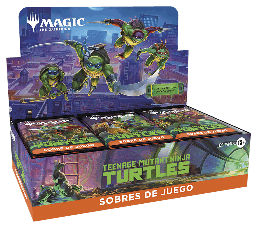 Caja de Sobres de Juego Teenage Mutant Ninja Turtles (Español)