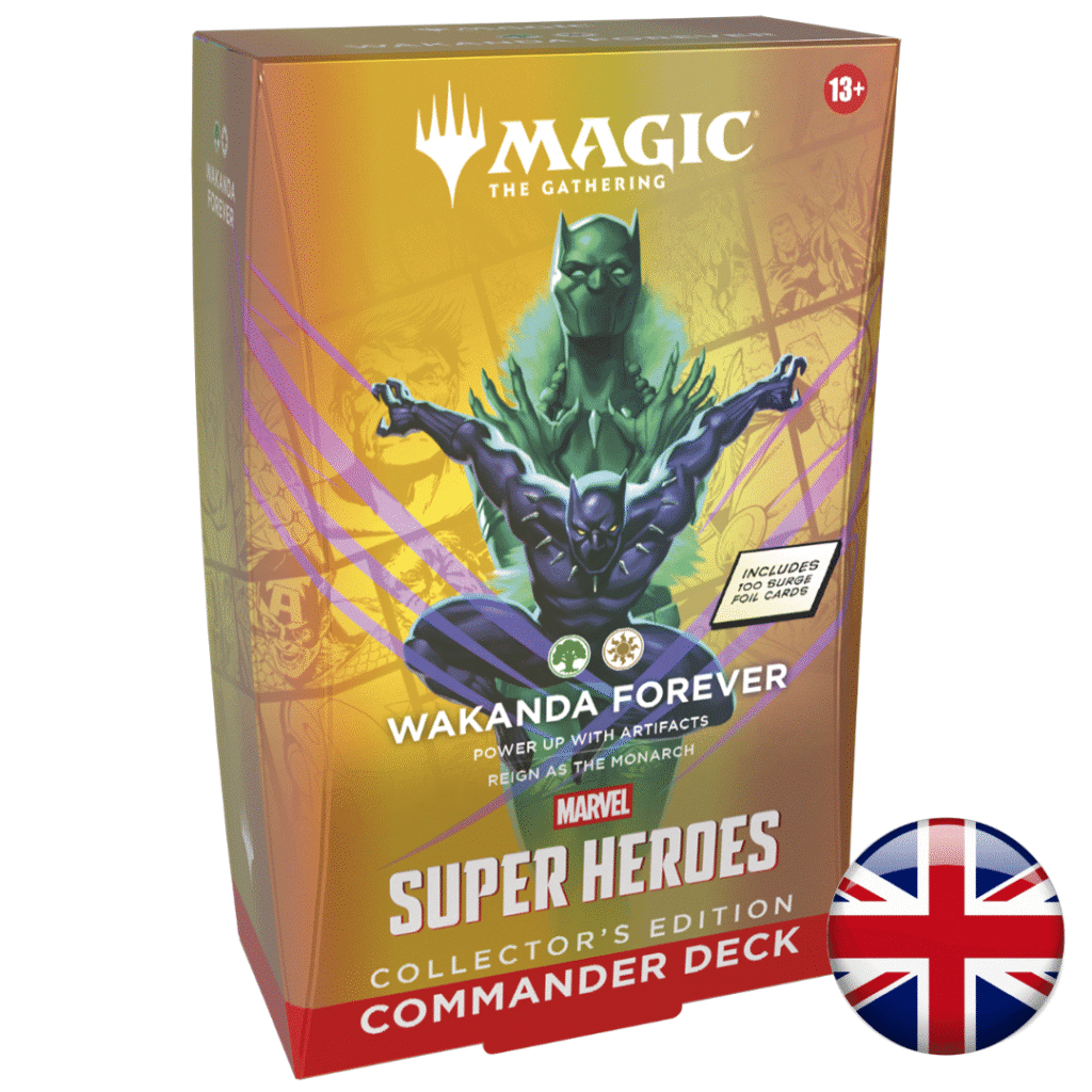 Mazo de Commander Marvel Super Heroes Edición Coleccionista (Inglés) — Wakanda por siempre