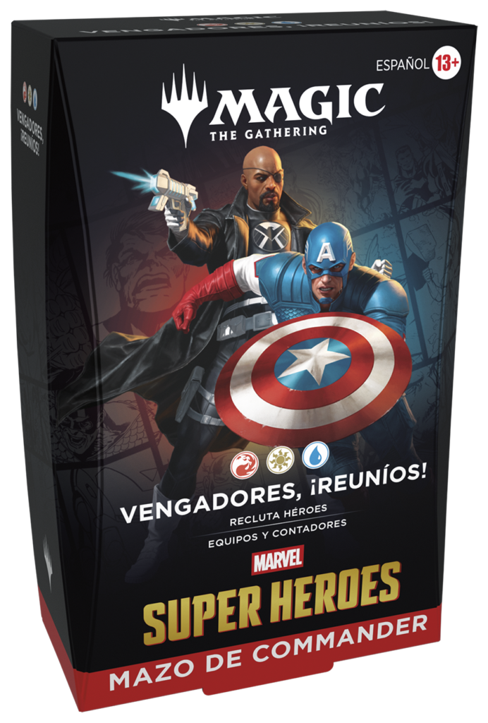 Mazo de Commander Marvel Super Heroes (Español) — Vengadores, ¡Reuníos!