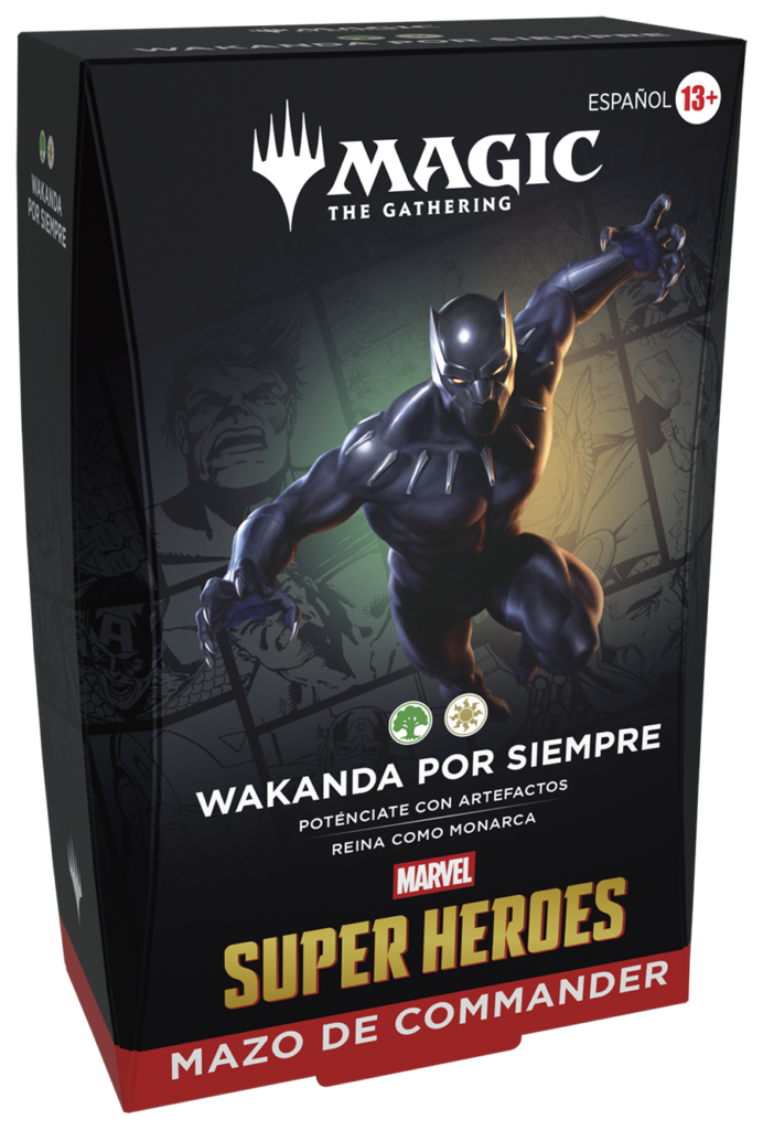 Mazo de Commander Marvel Super Heroes (Inglés) — Wakanda por siempre