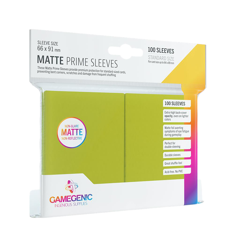 Matte Prime Sleeves Lime (100)