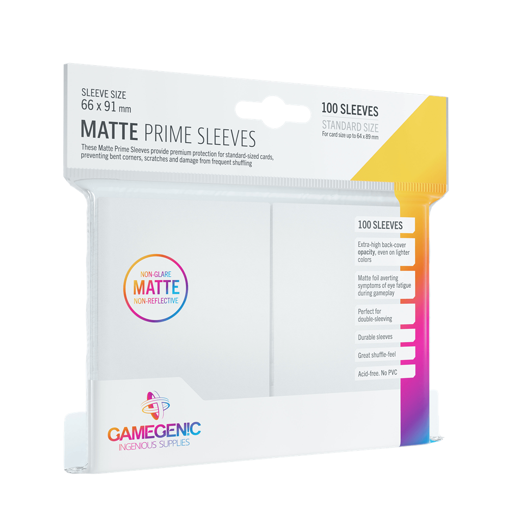 Matte Prime Sleeves White (100)