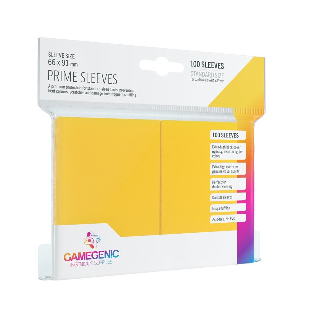 Prime Sleeves Yellow (100)